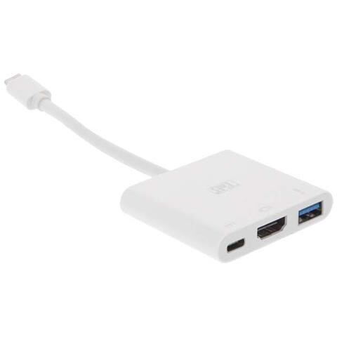 TCHDMI3IN1 USB-C USB-C / USB 3.1 / HDMI Bianco cavo di interfaccia e adattatore - Foto 1
