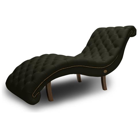 Poltrona Cambridge - Cloudy Groen - Pelle - Chaise Longue - Foto 1