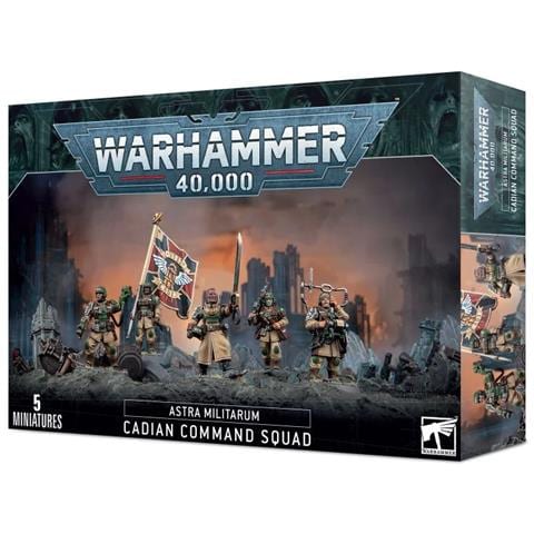 Warhammer 40000 - Astra Militarum - Cadian Command Squad - Foto 1