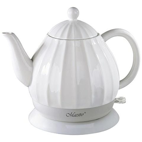 Bollitore Elettrico Con Teiera Feel Maestro Mr-070 Bianco Ceramica 1200 W 1,2 L - Foto 1