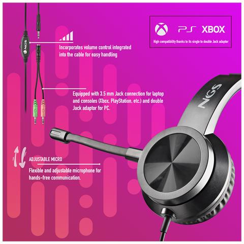 MSX 11 PRO Auricolare Cablato A Padiglione Giocare Nero - Foto 5