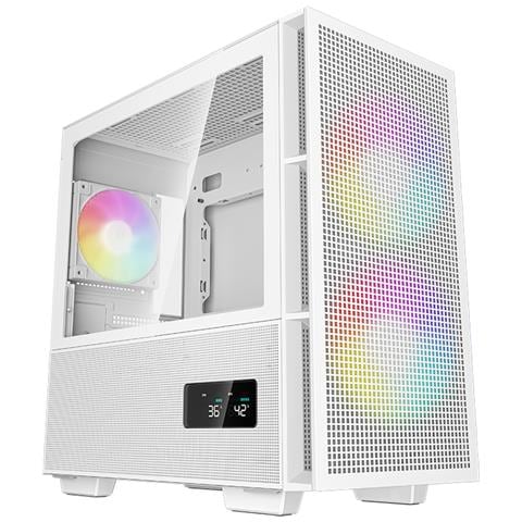 Case Digital Matx CH360 Mini Tower Micro-ATX 2 Porte USB 3.0 Colore Bianco - Foto 1