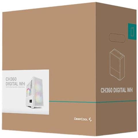 Case Digital Matx CH360 Mini Tower Micro-ATX 2 Porte USB 3.0 Colore Bianco - Foto 11