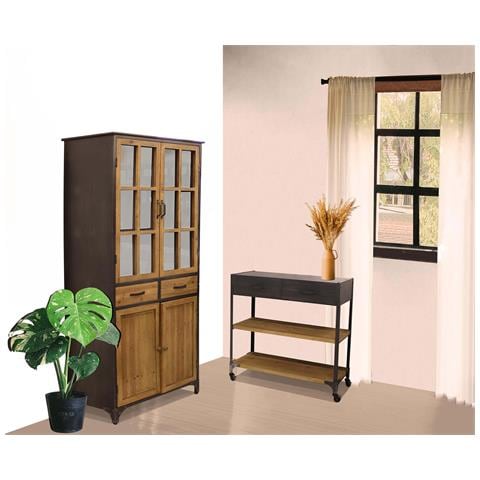 Tavolo Scaffale A 3 Ripiani Con Ruote Linea Classic - Foto 8