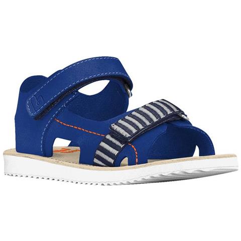 Sandali Leggeri In Pelle Blu Con Velcro Per Bambini 30 - Foto 1