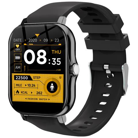 Orologio Intelligente Con Chiamata Bluetooth E Fitness Tracker Black - Foto 1