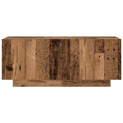 Mobile Porta TV con LED Legno Antico 300x35x40 cm Truciolato - Foto 2