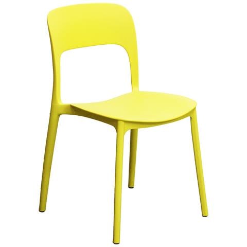 Satoshi - Sedia Di Design Moderno In Polipropilene - Foto 1