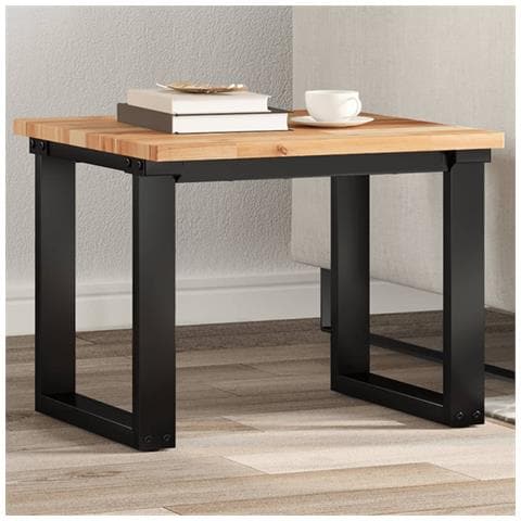 Piano Tavolo Quadrato 50x50x2 Cm In Legno Massello Di Acacia - Foto 1