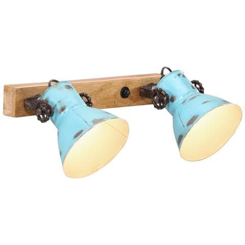 Lampada A Parete 25 W Blu Anticato 45x25 Cm E27 - Foto 1