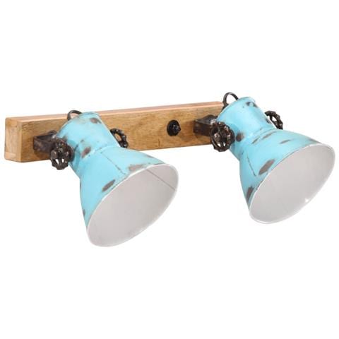 Lampada A Parete 25 W Blu Anticato 45x25 Cm E27 - Foto 2