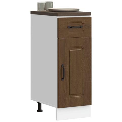 Base Da Cucina Kalmar Rovere Marrone In Legno Multistrato - Foto 1