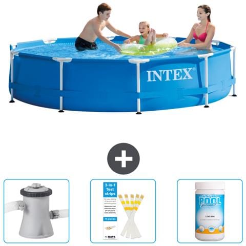 Piscina Fuori Terra - In Giro - 305x305x76 Cm - Blu - Include Accessori Coordinati Cb73 - Foto 1