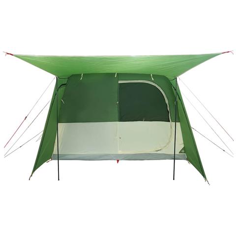 Tenda da Campeggio per Auto per 4 Persone Verde Impermeabile - Foto 8