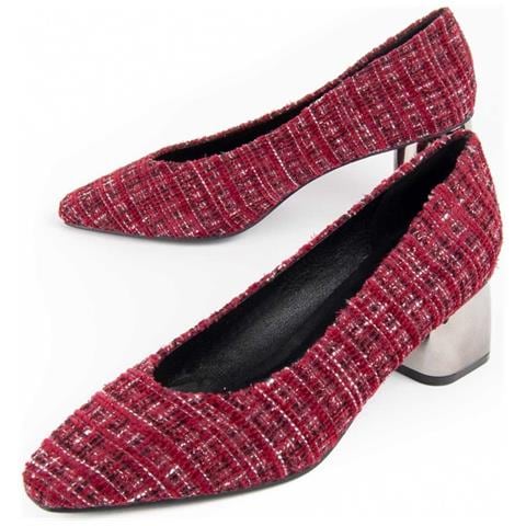 Scarpa Con Tacco Montevita Nusia2 Rossa . - Foto 1