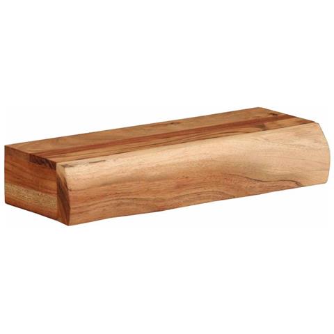 Mensole da Parete 2 pz 40x17x8 cm in Legno Massello di Acacia - Foto 2