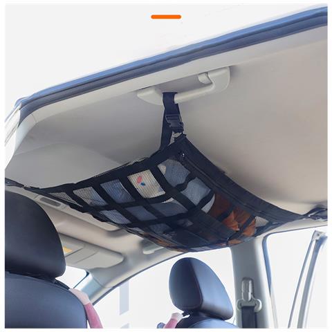 Rete Portaoggetti Per Tetto Auto 30 Scomparti, 80cm X 53cm, Nero, Compatibile Con Accessori Auto It - Foto 6