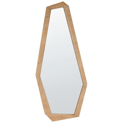 Specchio Chanu 44 Cm 104 Cm Marrone Chiaro - Foto 2