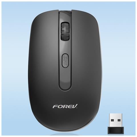 Mouse Wireless 2.4ghz Con Ricevitore Usb, Mouse Ottico 1200 Dpi Per Laptop E Desktop - Foto 2