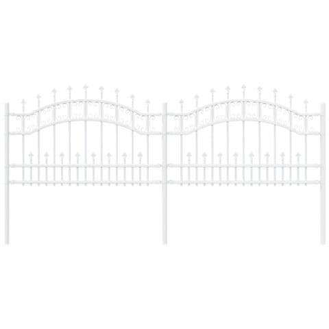 Recinzione da giardino Bianco 115 cm - Foto 1