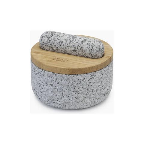 20176 mortaio e pestello Bamboo, Grigio - Foto 1