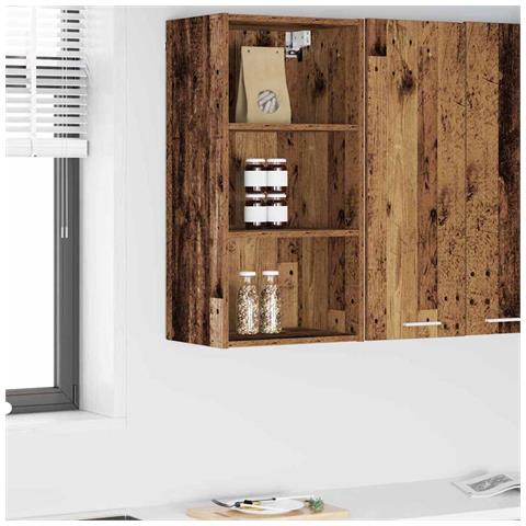 Armadio pensile Riga Legno vecchio 40 x 29,5 x 80 cm - Foto 2