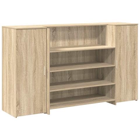 Banco Reception Rovere Sonoma 180x50x103,5 cm Legno Multistrato - Foto 1