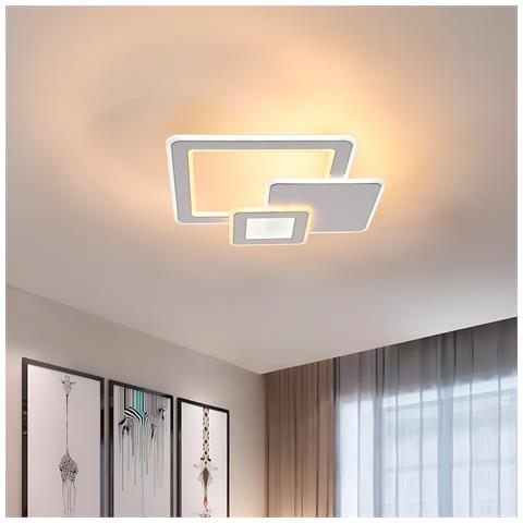Lampadario Led 93w, Telecomando 2.4g, Luce Regolabile 5700lm Bbled027 - Foto 1