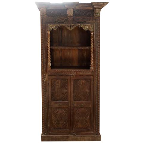 Scaffale In Legno Marrone 99x53x217h Cm - Foto 2