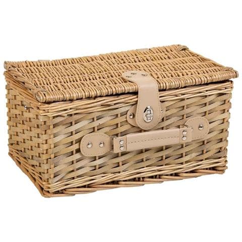 Cesto Pic-nic Marrone 38x26x19h - Foto 2