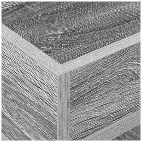 Tavolino 2 pcs Grigio Sonoma 30 x 30 x 56 cm Legno multistrato - Foto 9