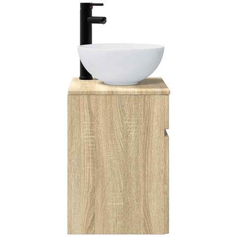 Mobile lavabo da parete Rovere Sonoma 39 x 35 x 63 cm - Foto 2