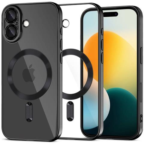 Custodia Trasparente Nera Magsafe Per Iphone 17 - Foto 1