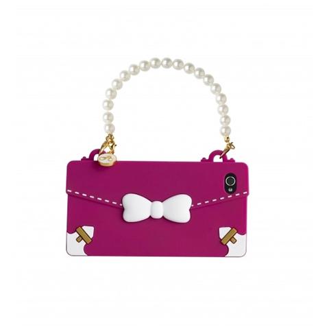 Cover Custodia Per Smartphone - Ribbon Fuchsia - Iphone 4/4s - Foto 1