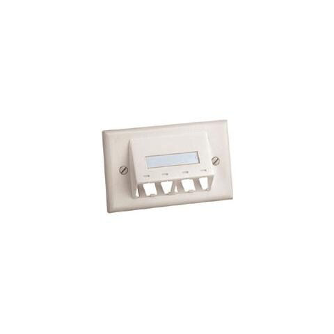 Placca Orizzontale Inclinata Per 4 Moduli Mini-com - Foto 1