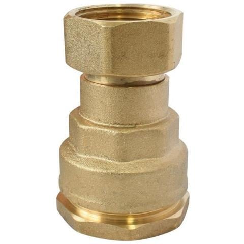 'raccordo Femmina Dado Prigioniero Pe Ottone Acs / diam 25 - 20 x 27  (3/4) / femmina - Foto 1