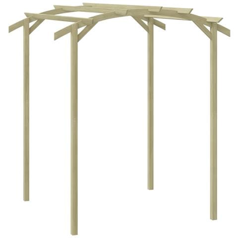 Pergola da Giardino Legno di Pino Impregnato 180x197x210 cm - Foto 1