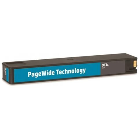 Cartuccia Hp 913a Ciano Compatibile Per Hp Pagewide Pro 352dn, 377dn, 452dw, 477dw F6t77ae Capacita' 3.000 Pagine - Foto 1