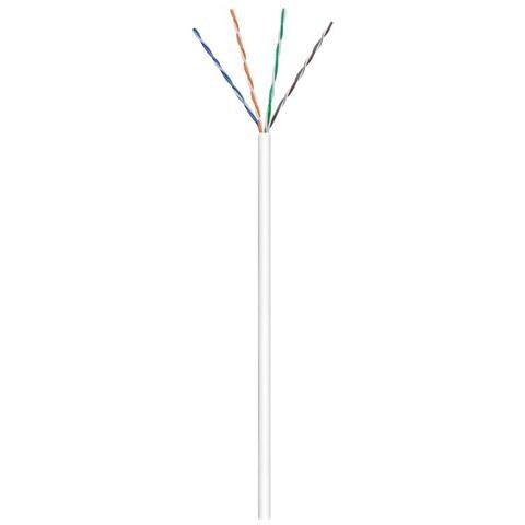 Cavo Di Rete Cat 6 U / utp 4 X 2 X 0.20 Mm² Bianco 305 M - Foto 2