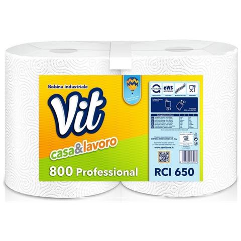 Carta Asciugatutto 1 Rotolo A 2 Veli 800 Strappi - Foto 1