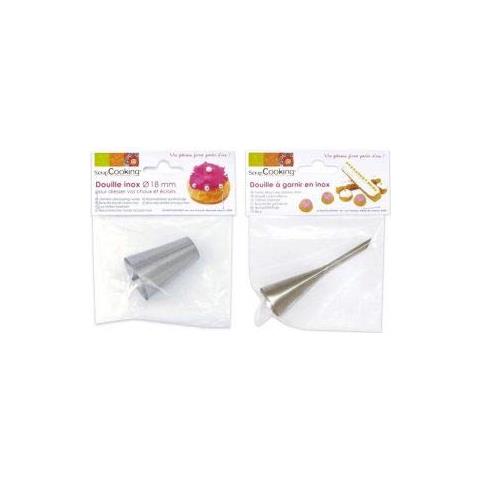 2 Bocchette In Acciaio Inox - Per Guarnire E 18 Mm - Foto 1