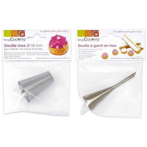 2 Bocchette In Acciaio Inox - Per Guarnire E 18 Mm - Foto 2