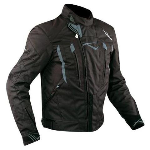 Giacca Cordura Moto Tessuto Impermeabile Sport Touring Sfoderabile Nero Xxl - Foto 1