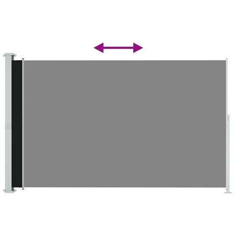 Tenda Laterale Retrattile Per Patio 180x300 Cm Nera - Foto 7