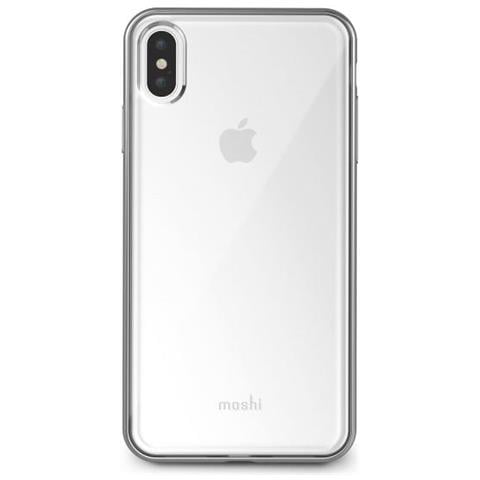 Vitros custodia per cellulare Custodia con bordo Argento, Trasparente - Foto 1