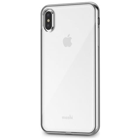 Vitros custodia per cellulare Custodia con bordo Argento, Trasparente - Foto 2