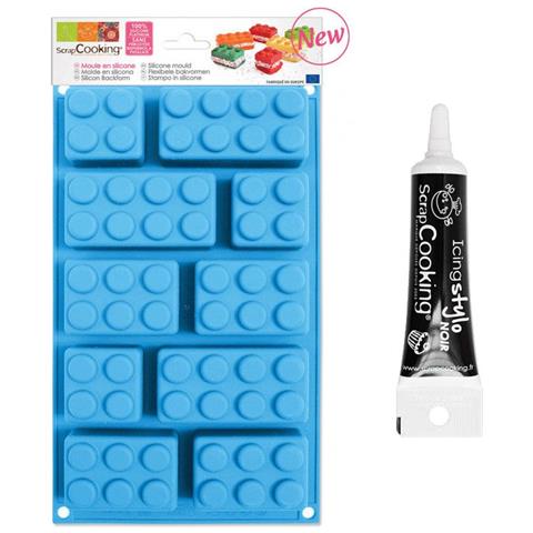 Stampo In Silicone Per Torta + Penna Per Glassa Nera - Foto 1