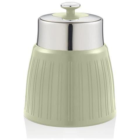 Swka1024gn Retro Set Di 3 Barattoli Cucina Da 1,2 L, Ermetico Té, Spezie, Design Vintage Verde - Foto 4