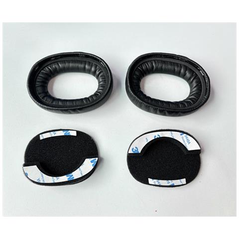 Cuscinetti Auricolari Compatibili Con Le Cuffie Sostitutive Jabra Elite 85h, Cuscinetti Di Ricambio, 1 Paio Black - Foto 7