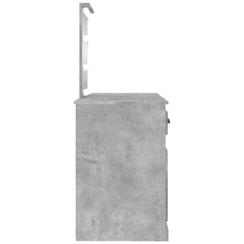 Toeletta Con Led Grigio Cemento 130x50x132,5 Cm - Foto 10